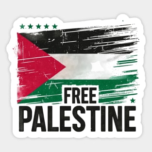 Free Palestine Sticker